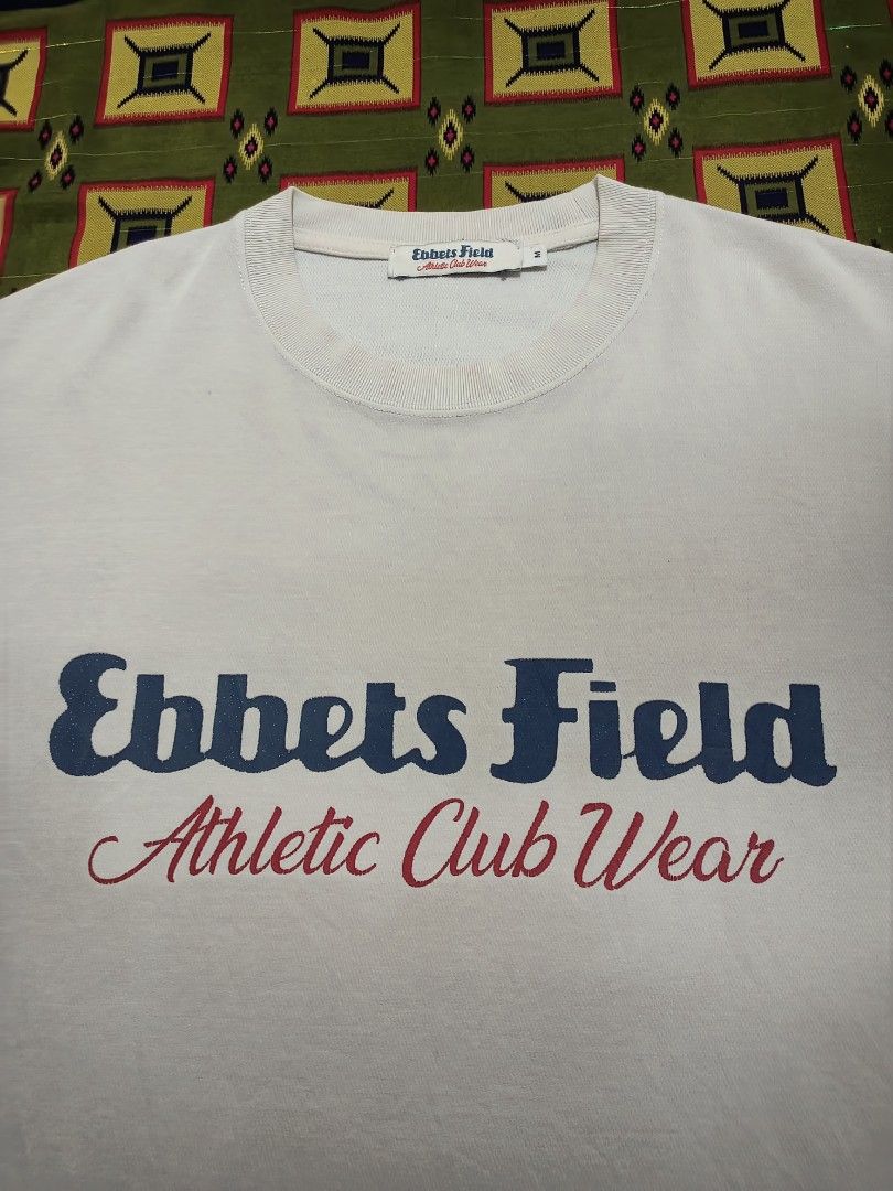 Ebbets Field White Tee (Category: Tshirts & Polo Shirts ) located in Lapu Lapu. Submitted by rebuild.arkives (Listing ID 1470621217, Image 2). Description: Ebbets Field White Tee ‎ ‎📏 Size Guide (Inches): ‎Length: 29 ‎Width: 22 ‎ ‎Color: 10/10 ‎Condition: 10/10 ‎Issue: None ‎ ‎📝 Heads up: ‎• This is a thrift item so please manage your expectations. ‎• Color may slightly differ due to lighting. ‎• Washed and ready to wear. ‎• Shipping Fee is not