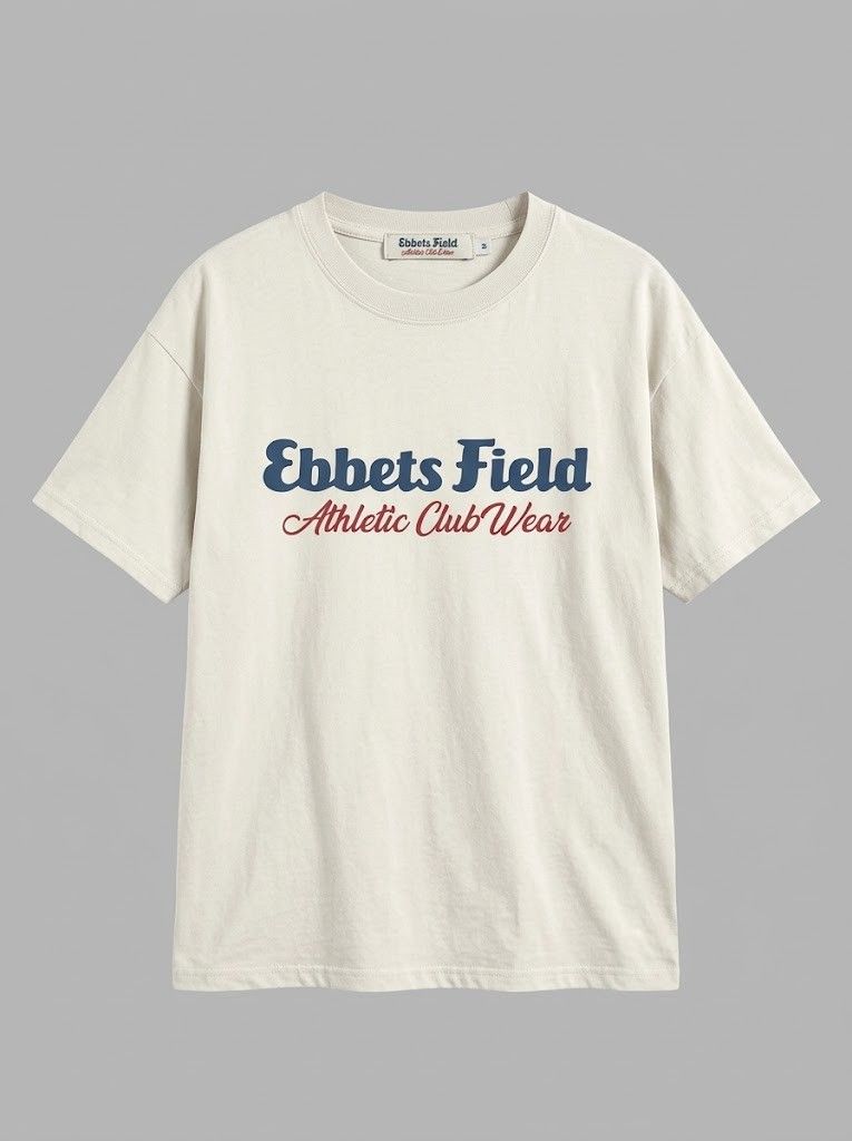 Ebbets Field White Tee (Category: Tshirts & Polo Shirts ) located in Lapu Lapu. Submitted by rebuild.arkives (Listing ID 1470621217, Image 1). Description: Ebbets Field White Tee ‎ ‎📏 Size Guide (Inches): ‎Length: 29 ‎Width: 22 ‎ ‎Color: 10/10 ‎Condition: 10/10 ‎Issue: None ‎ ‎📝 Heads up: ‎• This is a thrift item so please manage your expectations. ‎• Color may slightly differ due to lighting. ‎• Washed and ready to wear. ‎• Shipping Fee is not