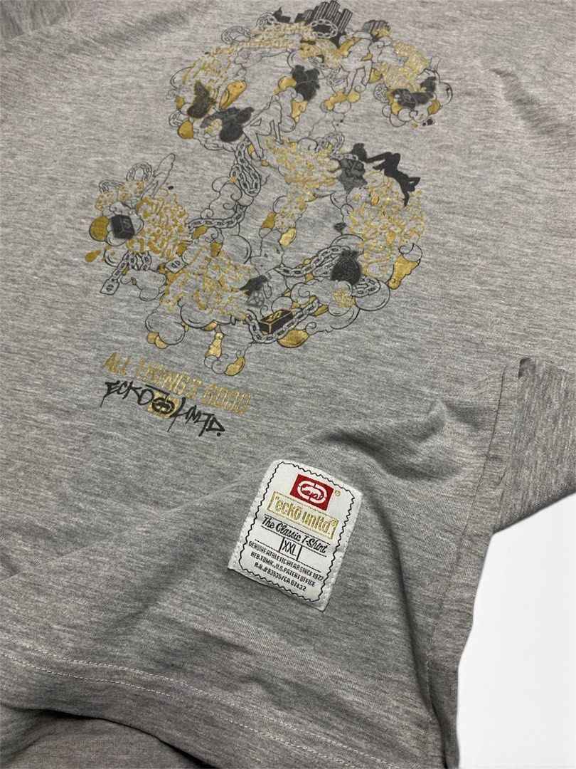Ecko Untld Dollar Sign (Category: Tshirts & Polo Shirts ) located in Lipa City. Submitted by heavenlythrift99 (Listing ID 1470713433, Image 3). Description: Size: XXL on tag Fit on XL 21x30 Excellent Condition.