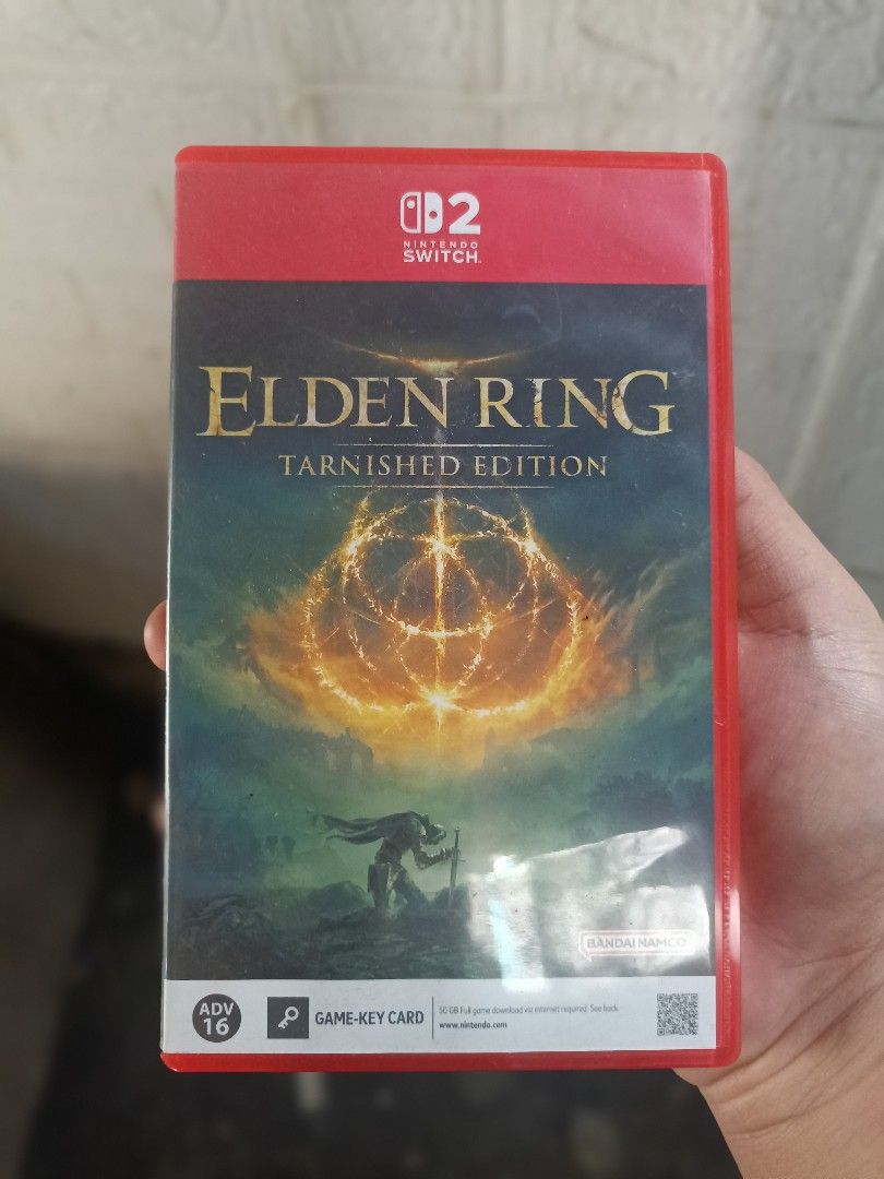 Elden Ring Tarnished Edition Nintendo Switch 2 (Category: Nintendo) located in San Narciso. Submitted by timsecret (Listing ID 1470740995, Image 1). Description: RFS: Done with the game Last Price: 3,500 - Game: Elden Ring Tarnished Edition for Nintendo Switch 2 - Included: Game cartridge and bonus gesture download code - Code Expiry: August 27, 2027 - Condition: Case and cartridge are clean and well-maintained - Mode of transaction: Shipping onl