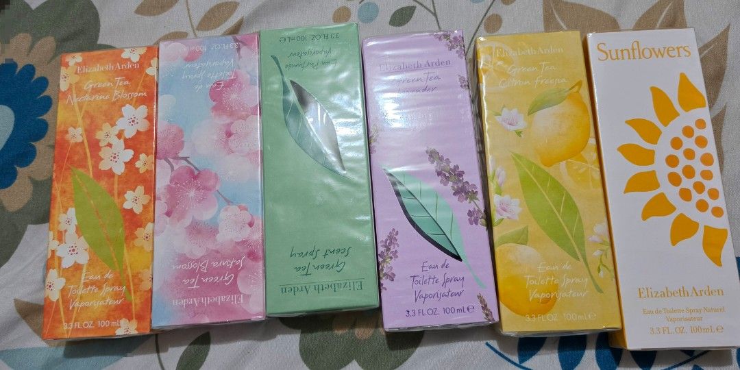 ELIZABETH ARDEN-VARIANTS 100ml. (Category: Fragrance & Deodorants) located in Quezon City. Submitted by joansc (Listing ID 1470719752, Image 2). Description: SOURCED: DUBAI/UAE 100% ORIGINAL ONLY.