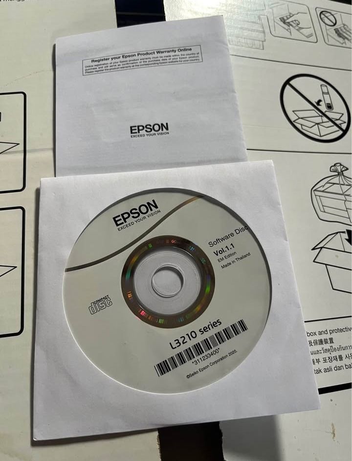 Epson L3210 Printer (Category: Printers, Scanners & Copiers) located in Pasay City. Submitted by sam_thinqs (Listing ID 1470585450, Image 3). Description: 📣FOR SALE: EPSON ECOTANK L3210 PRINTER🖨️ 💯Complete Set with Original Box & Freebies! Selling my Epson EcoTank L3210 printer. Bought around a month ago and still working well with no known issues. It was just stored for a while, so it may have some dust from storage. ✅ Print, Scan & Copy ✅ Fu