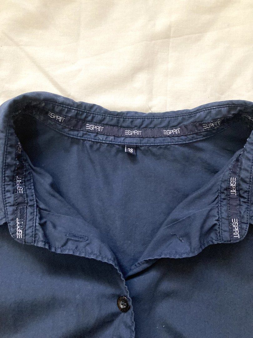 Esprit Navy Blue Long Sleeve Button Up Shirt Size 38 (Category: Longsleeves) located in Quezon City. Submitted by viacb (Listing ID 1470565351, Image 3). Description: mop: gcash mod: jnt *location: quezon city .