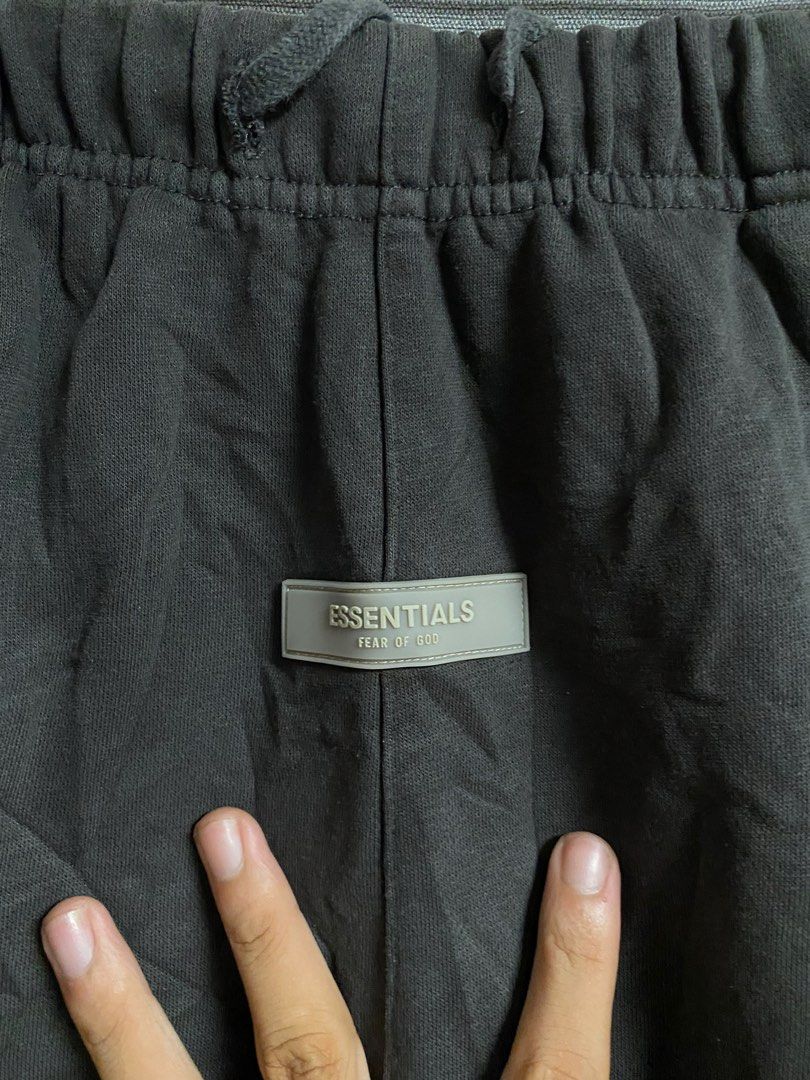 Essentials FOG 1977 (Category: Shorts) located in Cabuyao City. Submitted by ukaythriftshirt (Listing ID 1470674755, Image 3). Description: Essentials FOG 1977 "dark gray or iron color way" Excellent Condition Waist 30-32 Length 18 Color rate 9/10 No hard issue need wash only to look new again - 450.