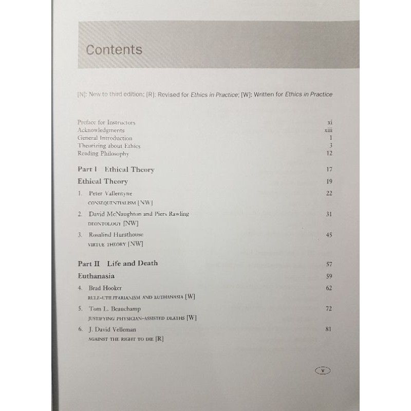 Ethics in Practice Edited by Hugh LaFollette (Category: Storybooks) located in La Carlota. Submitted by brightdragon_891870 (Listing ID 1470663302, Image 2). Description: With incisive and engaging introductions by the editor, Ethics in Practice integrates ethical theory and the discussion of practical moral problems into a text that is ideal for introductory and applied ethics courses. Note: This is a used book - As such, it may show signs of we