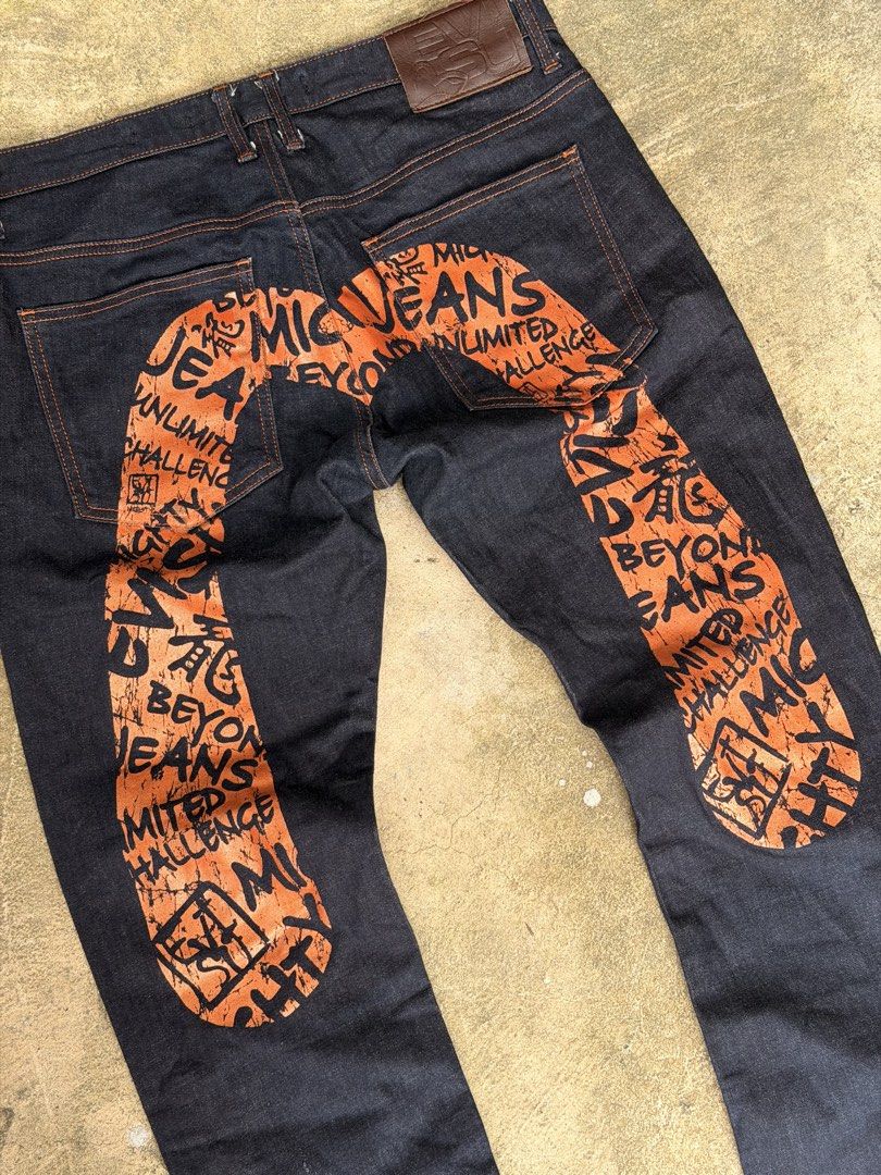 Evisu daicock denim pants (Category: Jeans) located in Cavite. Submitted by shiro_____. (Listing ID 1470583741, Image 3). Description: For sale🔥 Evisu daicock denim pants Size 34 Waistline 34 to 35 Length 38 Price 3800 Pm🗝️.