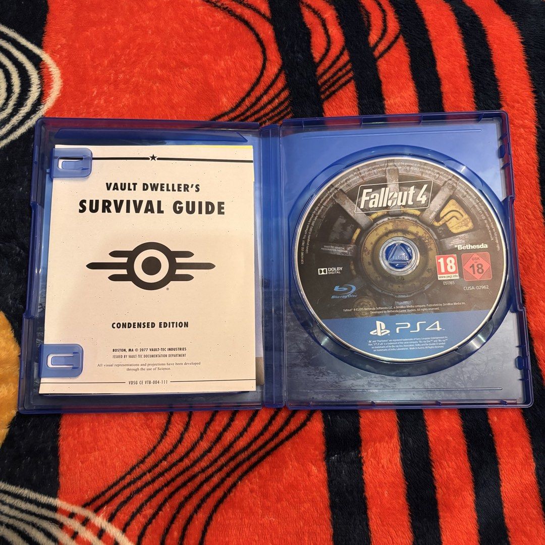 Fallout 4 PS4 GAME (Category: PlayStation) located in Pasuquin. Submitted by gabelli.declutters (Listing ID 1470565934, Image 2). Description: Notes: Will not entertain resellers, All items are negotiable, wag lang sobrang barat. and all the items is working and good condition Loc: Meycauayan Bulacan, can do meet up basta malapit lang sa location, and pwede rin lalamove or lbc or j&t.