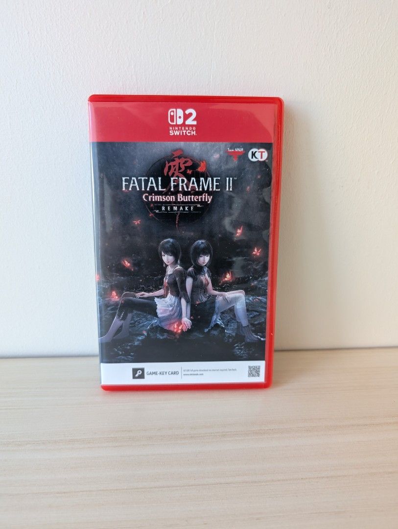 Fatal Frame II Crimson Butterfly Remake Nintendo Switch 2 (Category: Nintendo) located in Paranaque City. Submitted by midcast18 (Listing ID 1470565499, Image 2). Description: Game: Fatal Frame 2 Remake Platform: Nintendo Switch 2 Includes: Unredeemed early purchase bonus set (wraith charm, peony hair ornaments, and kimonos) Condition: Case and cartridge are in excellent condition.