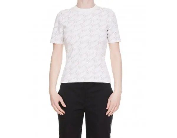 FENDI - Mono Script AOP Knit Shirt (Category: Others Tops) located in Cavite. Submitted by hand.picked (Listing ID 1470588692, Image 1). Description: FENDI - Mono Script AOP Knit Shirt Size: EU36 Dimension: 16” Width / 22” Length (stretchable) Condition: Like New.