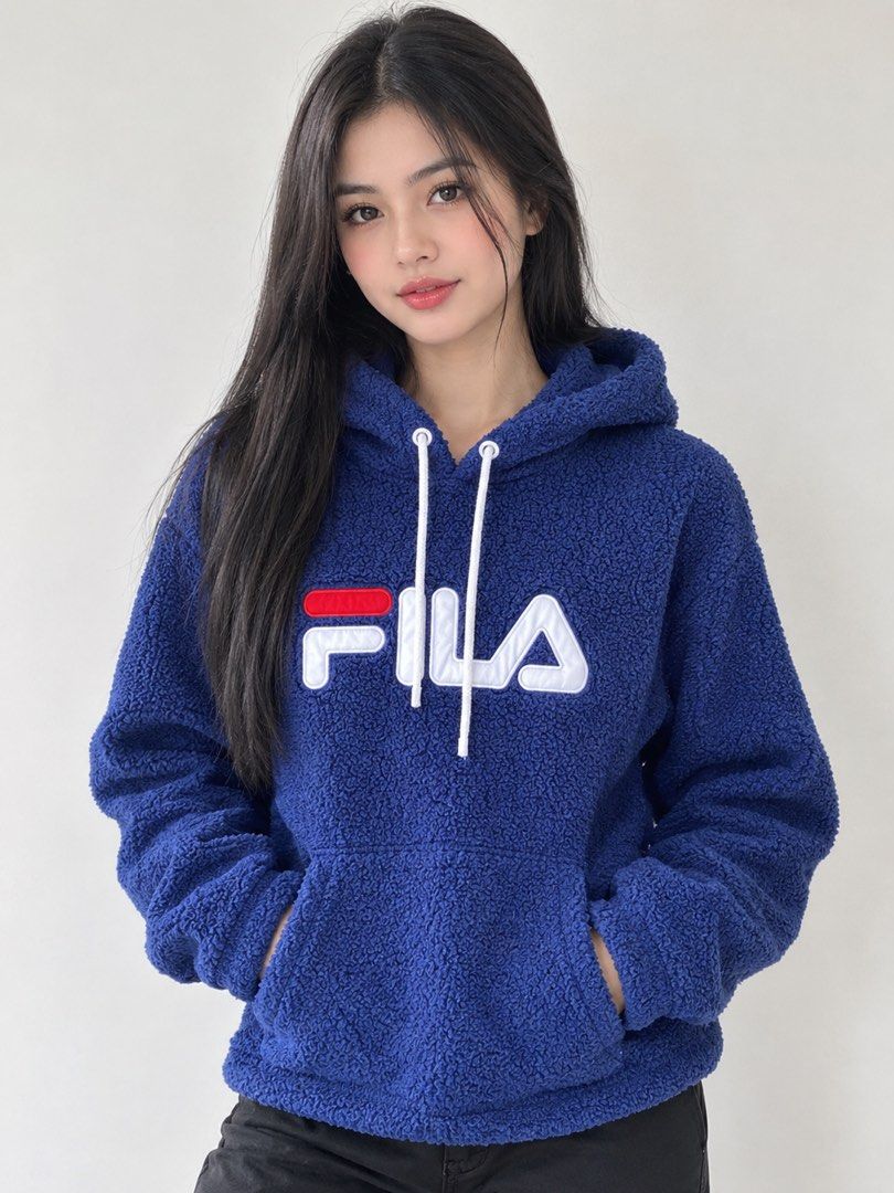 FILA Caroline Sherpe Pullover Hoodie (Category: Hoodies) located in Digos. Submitted by dessirie. (Listing ID 1470590713, Image 1). Description: ♡Authentic/preloved item. Actual photos posted. Please check all photos and details carefully before purchasing. Minor signs of use may be present. Walk in buyers are always welcome!✨️ 📍Location: Lim extension,Digos City Davao Del Sur,beside the camilian sister’s reffered to as GREEN BOUTIQUE. 📦 We shi