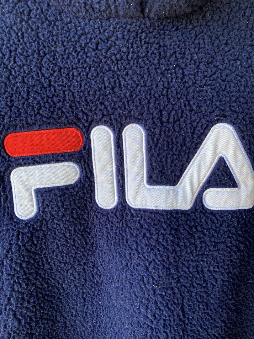 FILA Caroline Sherpe Pullover Hoodie (Category: Hoodies) located in Digos. Submitted by dessirie. (Listing ID 1470590713, Image 3). Description: ♡Authentic/preloved item. Actual photos posted. Please check all photos and details carefully before purchasing. Minor signs of use may be present. Walk in buyers are always welcome!✨️ 📍Location: Lim extension,Digos City Davao Del Sur,beside the camilian sister’s reffered to as GREEN BOUTIQUE. 📦 We shi