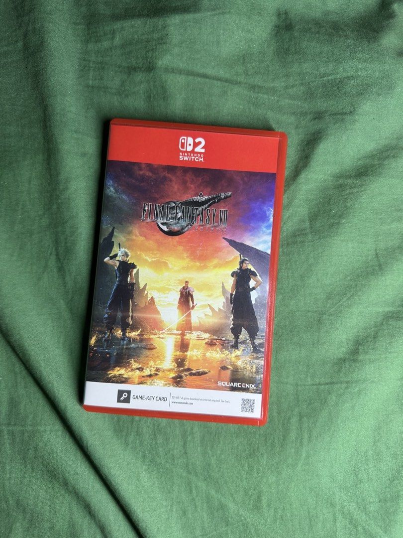 Final Fantasy VII Rebirth (Nintendo Switch) (Category: Nintendo) located in Quezon City. Submitted by tofutofu4 (Listing ID 1470680372, Image 1). Description: Final Fantasy VII Rebirth For Nintendo Switch 2 Loc: QC/Katipunan Meetups in Katipunan, Grab/Lalamove for delivery. MOP: Gcash/Bank .