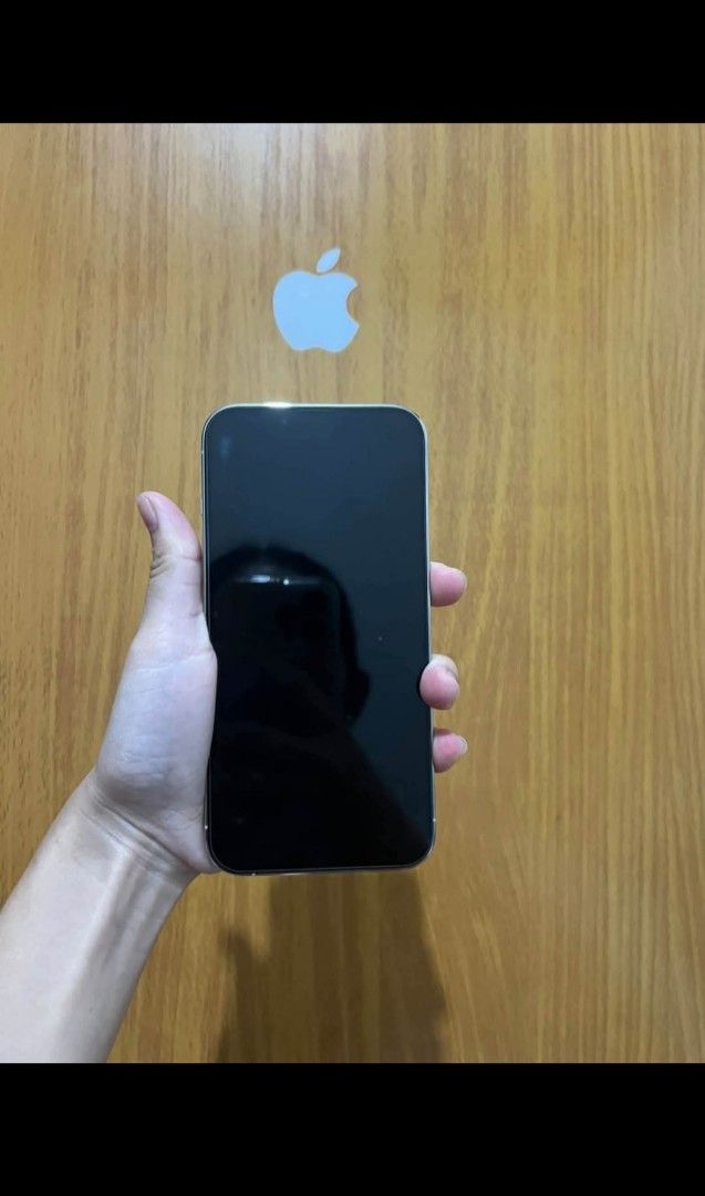 For Sale (Category: iPhone 13 Series) located in Manila. Submitted by safedragon.1a30b2 (Listing ID 1470653563, Image 2). Description: for sale or swap sa lower unit plus cash - 13 promax - 128gb - all original parts - malinaw b and f cam - sariwa - makinis - 73 bh makunat orig pa - 13,500 if sale pref swap sa lower unit na may add cash.