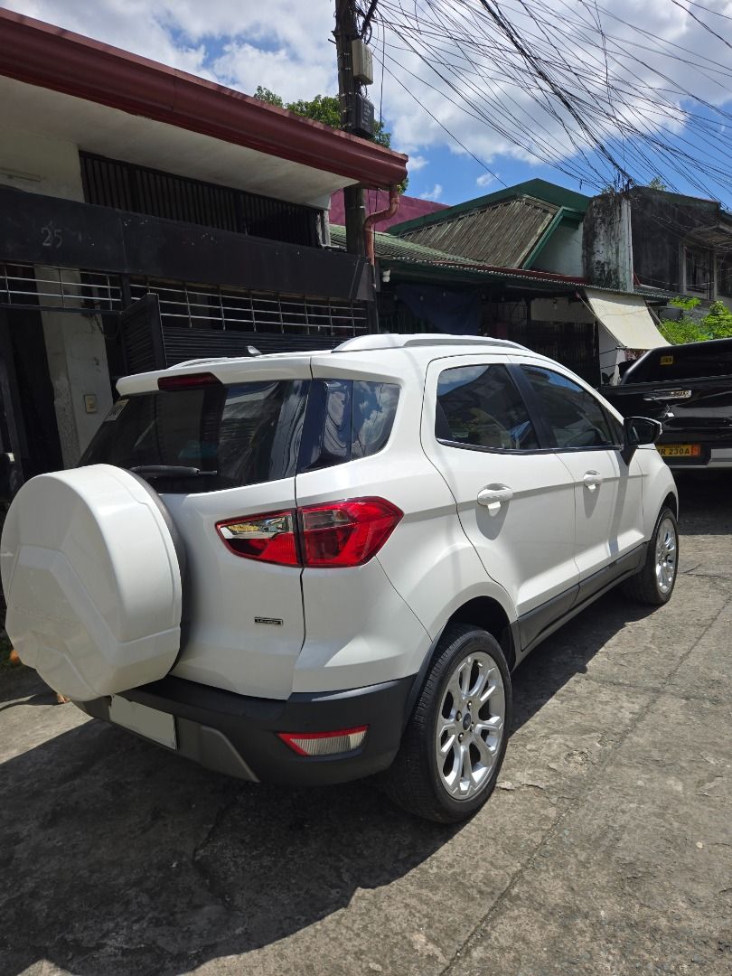 Ford EcoSport Titanium Auto (Category: Used Cars) located in Antipolo. Submitted by mrenzomillen (Listing ID 1470570788, Image 2). Description: More Photos: https://1drv.ms/f/c/87cafdac2db189a5/IgD6BTrlLPSGSKzk3f5HhspiAcF9dR6uGQRatXS2rgcHyeo?e=NbZ7EH Vehicle Details • Year: 2019 • Make/Model: Ford EcoSport • Variant: 1.5L Titanium AT • Transmission: 6-speed automatic • Fuel: Gasoline 91ron • Mileage: 64,000 km • Color: White • Seating Capacity: 5