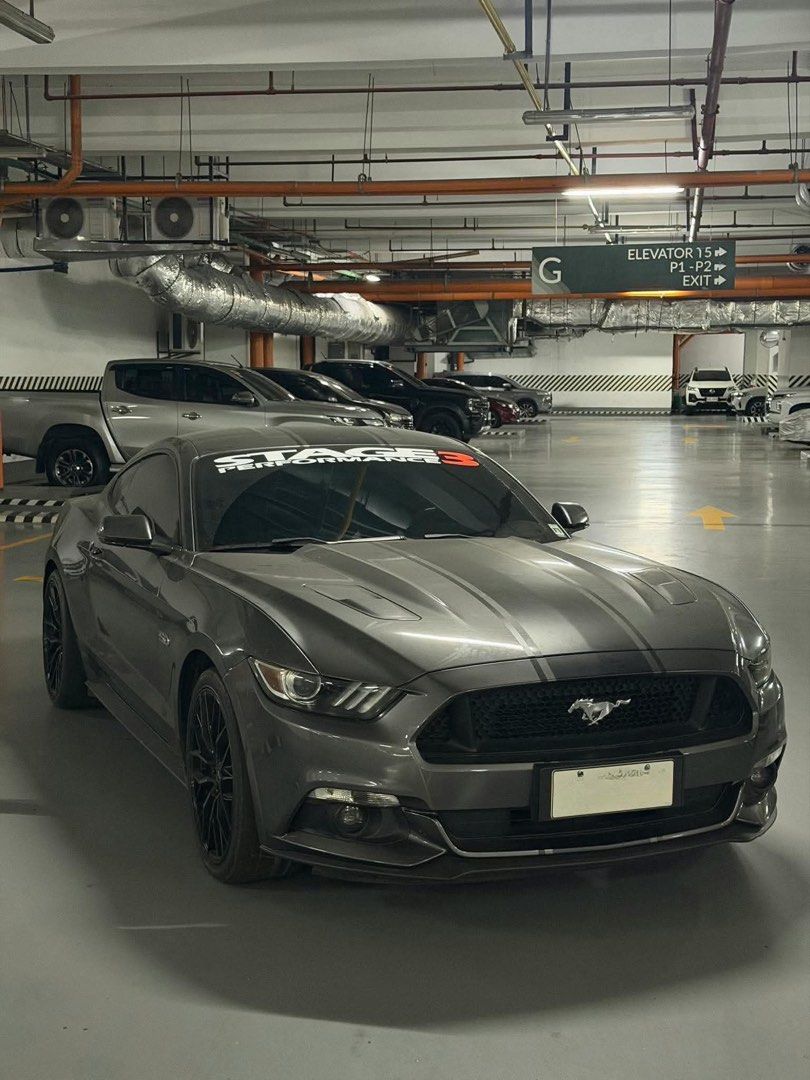 Ford Mustang 5.0 GT Auto (Category: Used Cars) located in Manila. Submitted by quality_cars (Listing ID 1470625675, Image 2). Description: 🐎 FOR SALE | 2015 FORD MUSTANG 5.0 GT 🖤 💰 ASKING: ₱1.878m 🔥 ₱995K+ WORTH OF UPGRADES Dare to compare this unit. 🔧 UPGRADES • Digital Gauge — ₱70K+ • Original Mags — ₱300K+ • 95% Tires • Apple CarPlay Head Unit — ₱75K+ • Brembo Upgrade — ₱200K+ • Coilovers — ₱100K+ • Upgraded Exhaust — ₱100K+ • Stage 1 Tun