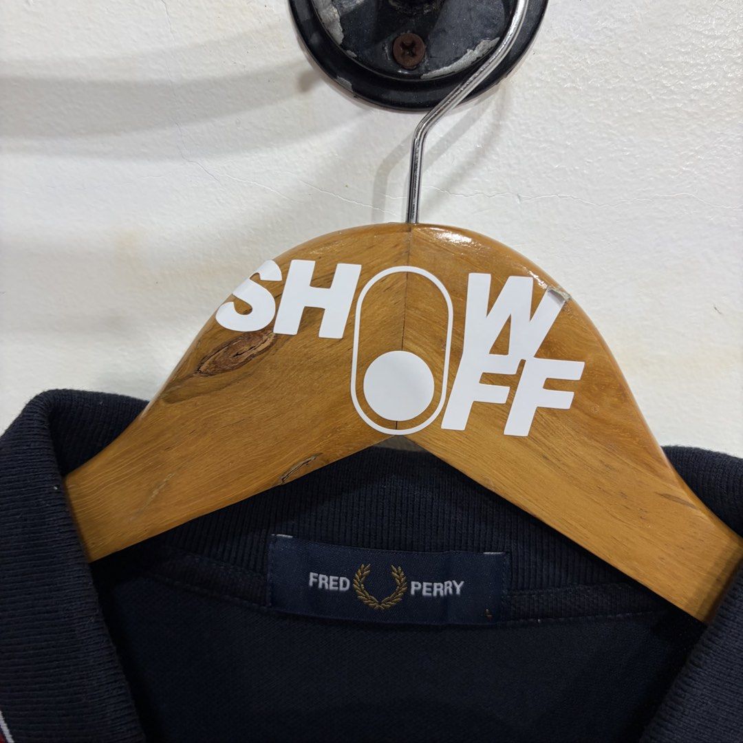Fred Perry (Category: Tshirts & Polo Shirts ) located in Santa Rosa. Submitted by gardenofthrifts (Listing ID 1470610579, Image 3). Description: Shirt ₱1580 L Width: 21 Length: 27 10/10 Condition Comment “Mine” below to purchase..