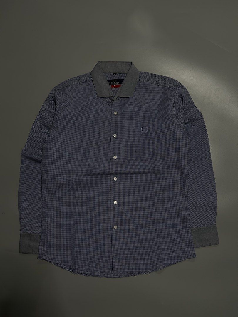 Fred perry japan button down polo (authentic) (Category: Formal Shirts) located in Trece Martires City. Submitted by flip_flips (Listing ID 1470699104, Image 1). Description: Fred perry japan button down polo (authentic) -Dimes: 22 width 29 length -excellent condition -9.5/10 color rate -issue: none.