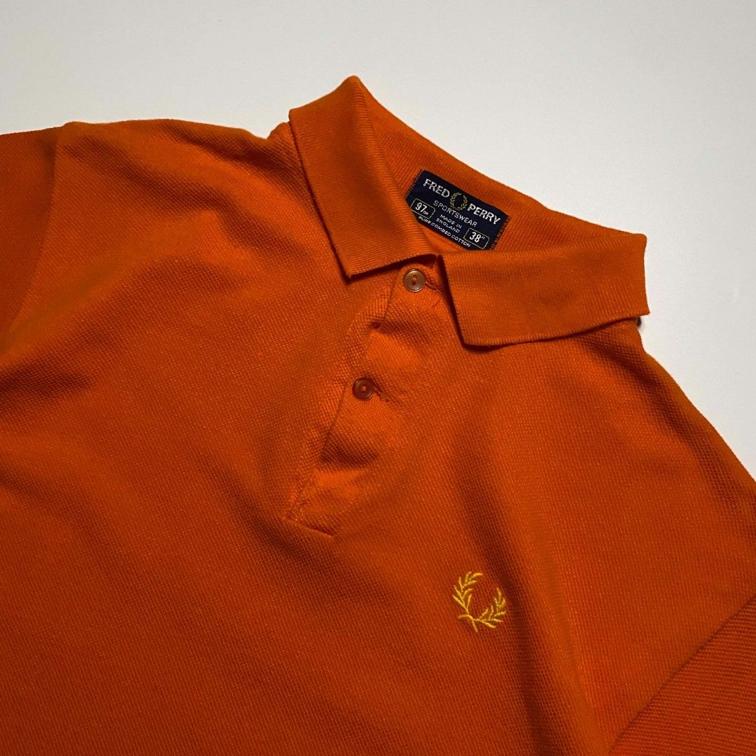 Fred Perry Polo Shirt (Category: Tshirts & Polo Shirts ) located in San Pablo. Submitted by refitsph (Listing ID 1470710337, Image 2). Description: - Width: 20.5 - Length: 27 - Legit / Authentic - Flawless - Already Washed and Ready to Wear.