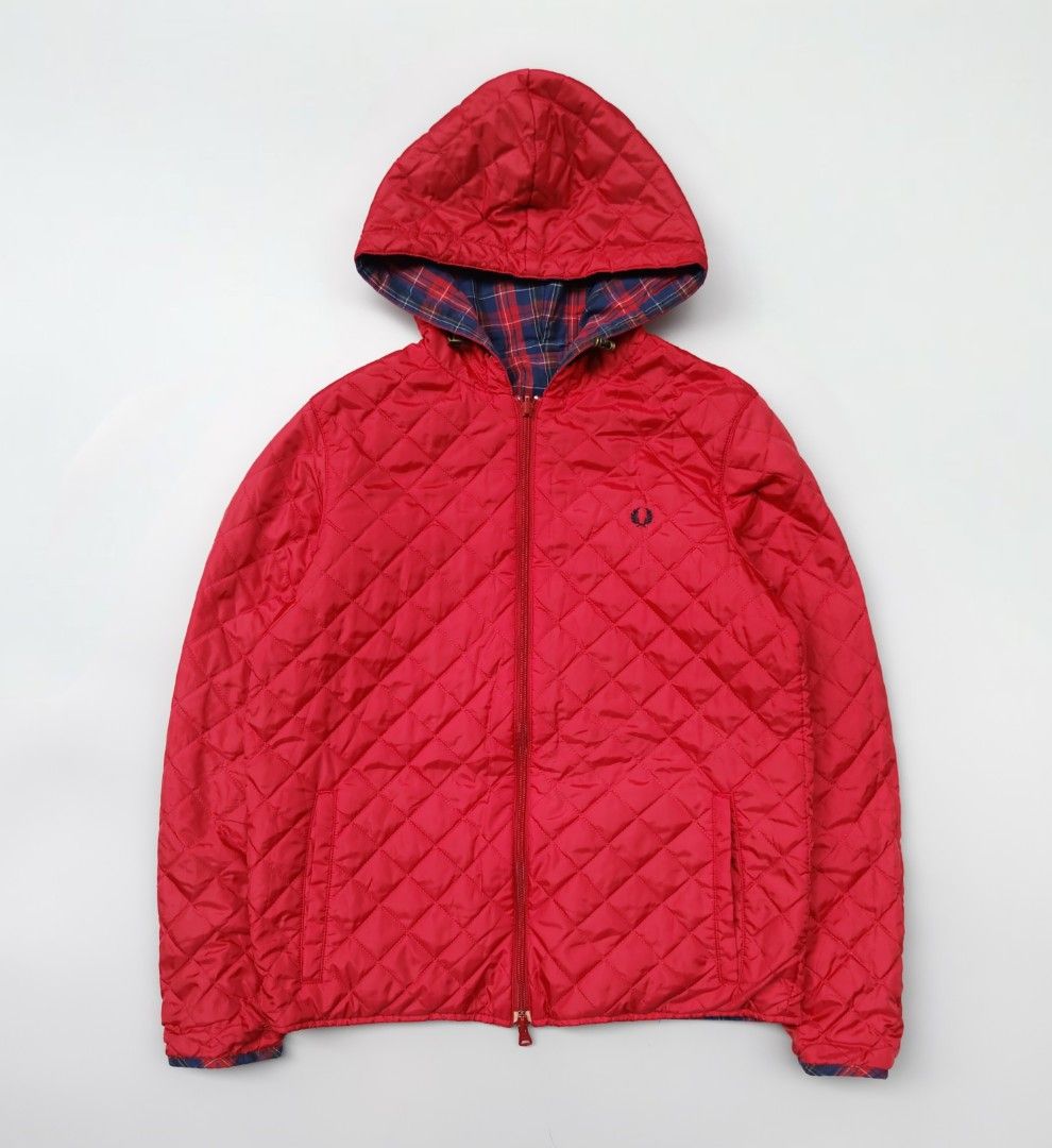 Fred Perry riversible (unisex)medium on tag (Category: Coats, Jackets and Outerwear) located in Baguio. Submitted by archival_thrifted.ph. (Listing ID 1470625358, Image 3). Description: FOR SALE‼️ .FRED PERRY RIVERSIBLE JACKET .💯 AUTHENTIC . EXCELLENT CONDITION .W/MINIMAL ISSUE KINDLY CHECK LAST PHOTO .MEDIUM ON TAG .PHP 2700 PLUS SF .❌❌ COP/COD .MOP GCASH .COURIER J&T .BAGUIO AREA .DM FOR SURE BUYER TY.