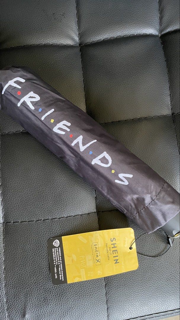 F.r.i.e.n.d.s Umbrella shein (Category: Umbrellas) located in Las Pinas. Submitted by tinngonzaga (Listing ID 1470577129, Image 1). Description: Bought it from shein Brand new.
