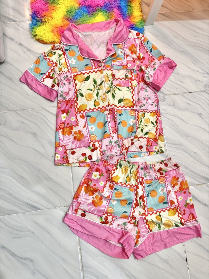 Fruit Print Pajama Shorts Terno (Category: Undergarments & Loungewear) located in Bulacan. Submitted by archivesbyjanine (Listing ID 1470678180, Image 1). Description: .