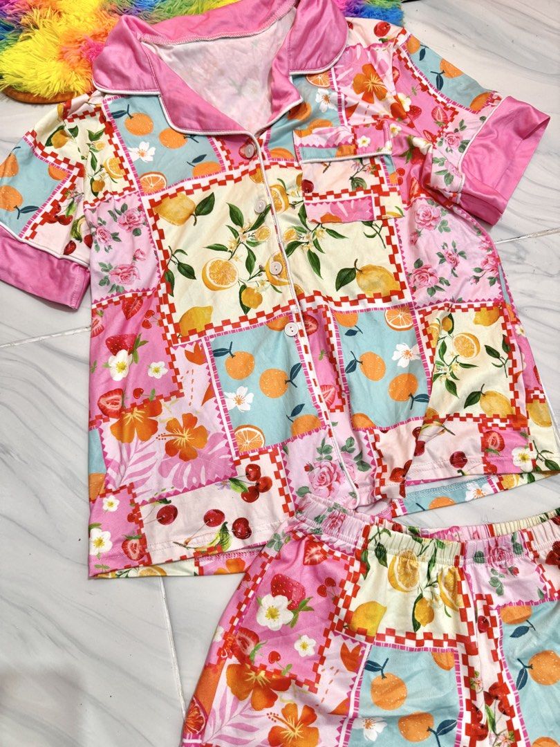 Fruit Print Pajama Shorts Terno (Category: Undergarments & Loungewear) located in Bulacan. Submitted by archivesbyjanine (Listing ID 1470678180, Image 2). Description: .
