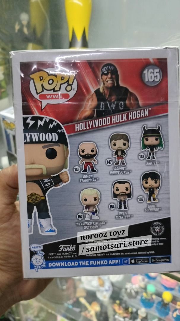 Funko Pop Hollywood Hulk Hogan #165 (Category: Figurines & Statues) located in Pasig City. Submitted by samotsari.store (Listing ID 1470691148, Image 2). Description: 👀✨ Funko Pop Hollywood Hulk Hogan #165💥💚 - 📦 With sealed plastic, no protector - 🏷️ With Funko Special Edition sticker - ✨ With hologram sticker 📌 Availability: While supply last 📩 PM/DM for direct buy inquiries. #FunkoPop #RedHulk #Hulk #HulkHogan #Marvel #WWE #Collectibles.