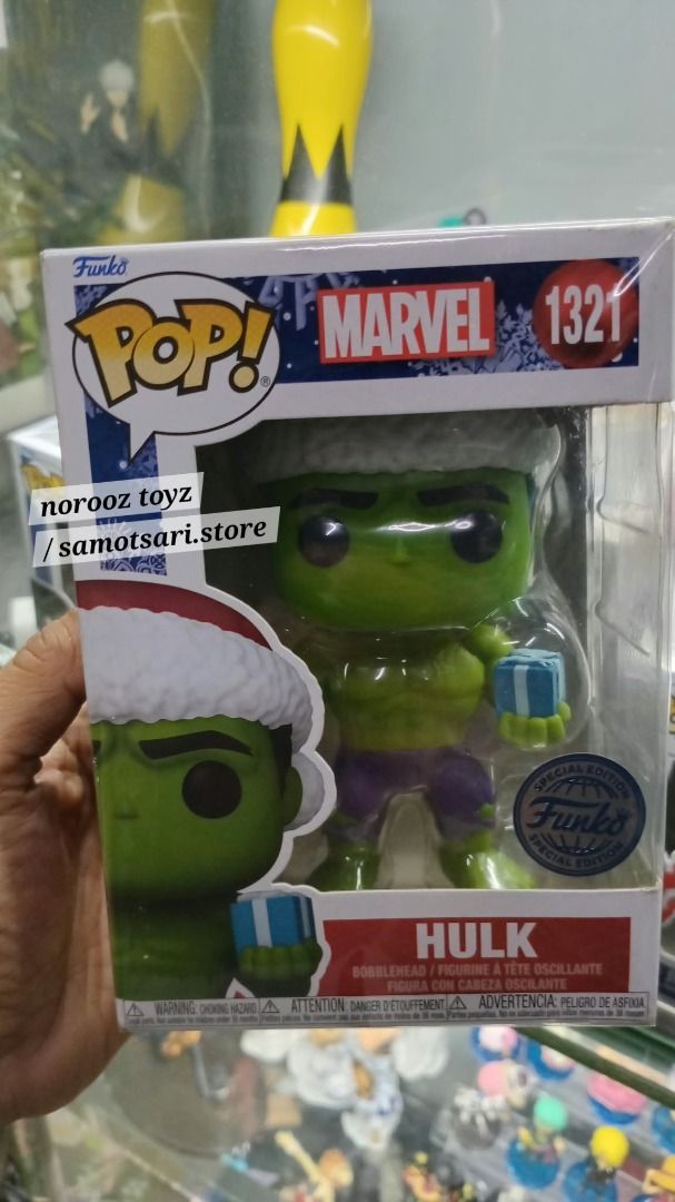 Funko Pop Hulk #1321 (Category: Figurines & Statues) located in Pasig City. Submitted by samotsari.store (Listing ID 1470693462, Image 1). Description: 👀✨ Funko Pop Hulk #1321! 💥💚 - 📦 With sealed plastic, no protector - 🏷️ With Funko Special Edition sticker 📌 Availability: While supply last 📩 PM/DM for direct buy inquiries. #FunkoPop #RedHulk #Hulk #HulkHogan #Marvel #WWE #Collectibles.