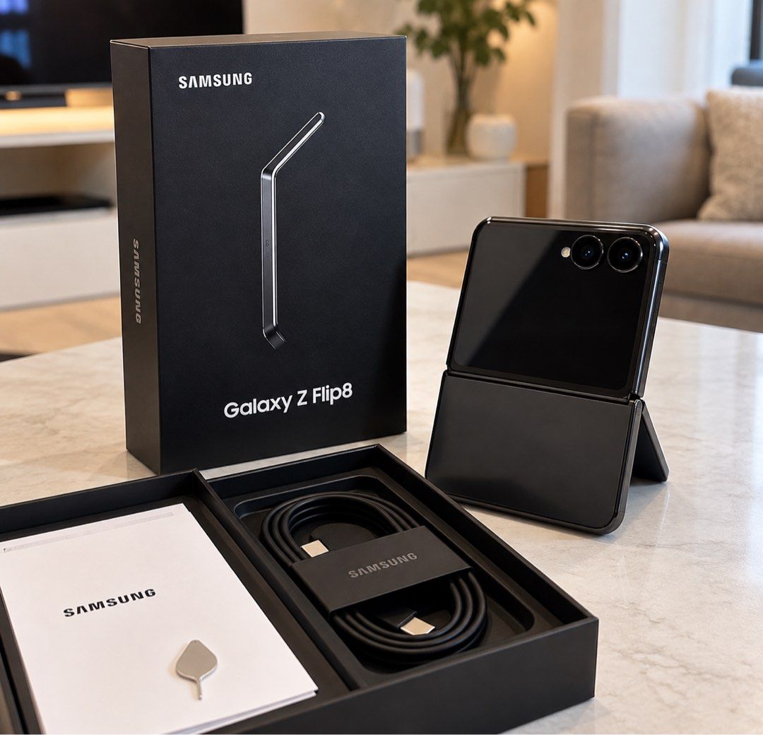 Galaxy Z Flip 8 - 256gb Black (Category: Samsung) located in Marikina City. Submitted by chickennuggets_ (Listing ID 1470695108, Image 1). Description: - Brand/Model: Samsung Galaxy Z Flip 8 - Storage: 256GB - Condition: Layered condition 4 - Inclusions: Complete - Original box, USB-C cable, SIM ejector pin, adaptor, and manuals - With receipt and under warranty - bought in August - No issues at all, test all you want - Meetup Locations: Marikina