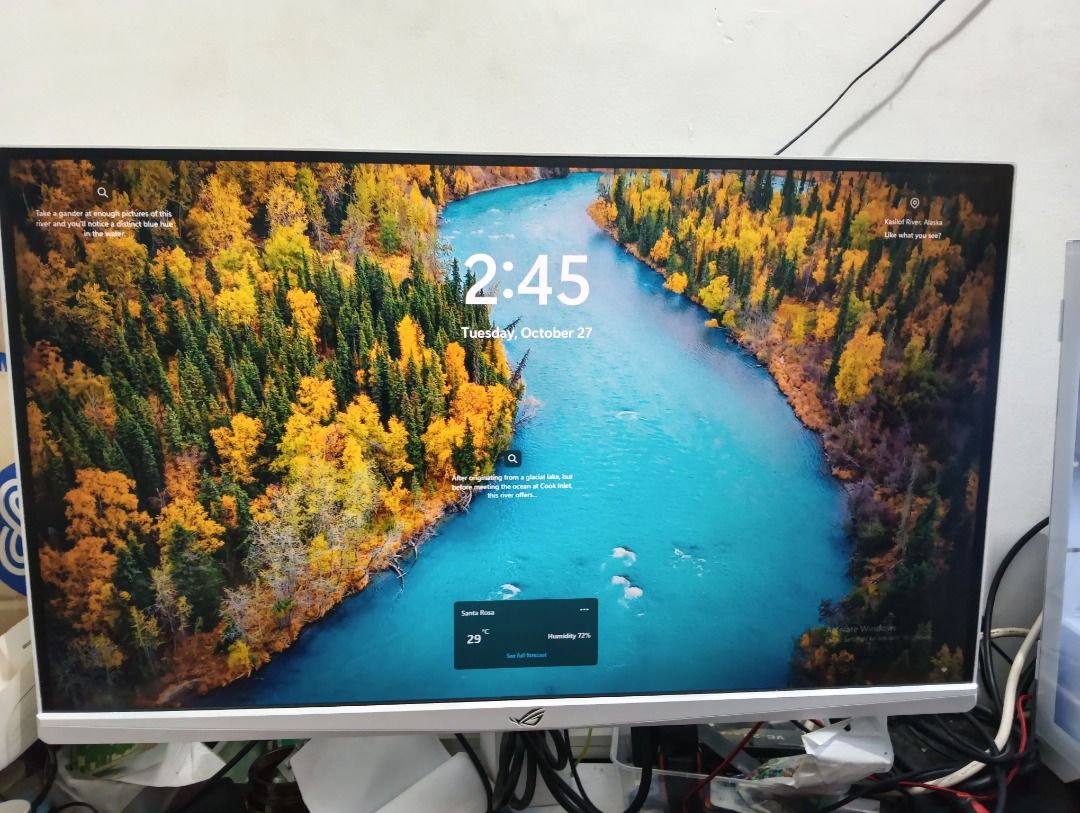 Gaming PC + Monitor (Category: Desktops) located in Caloocan City. Submitted by yvenflow (Listing ID 1470654186, Image 3). Description: [FOR SALE] Ryzen 7 9800X3D Rig + ASUS ROG 255Hz Monitor SYSTEM SPECIFICATIONS: CPU: AMD Ryzen 7 9800X3D RAM: 32GB (2x16GB) G.Skill Flare X5 DDR5 Storage: 1TB Samsung 990 Pro PCIe 4.0 NVMe M.2 SSD Cooler: NZXT Kraken 240 AIO Liquid Cooler Motherboard: ASUS B850M AYW Gaming WiFi (AM5) PSU: Seasonic 750W 80+ Gold Ca