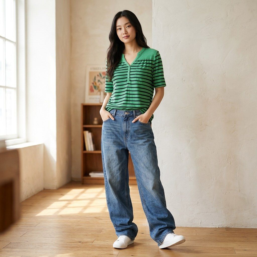 Gap green stripes (Category: Others Tops) located in Camalig. Submitted by ryrilim (Listing ID 1470566186, Image 2). Description: .