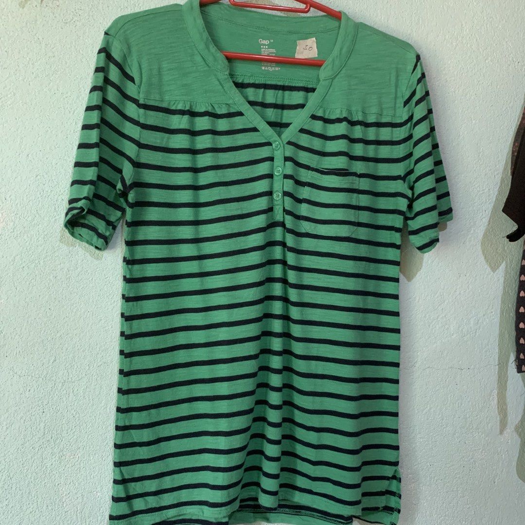 Gap green stripes (Category: Others Tops) located in Camalig. Submitted by ryrilim (Listing ID 1470566186, Image 3). Description: .