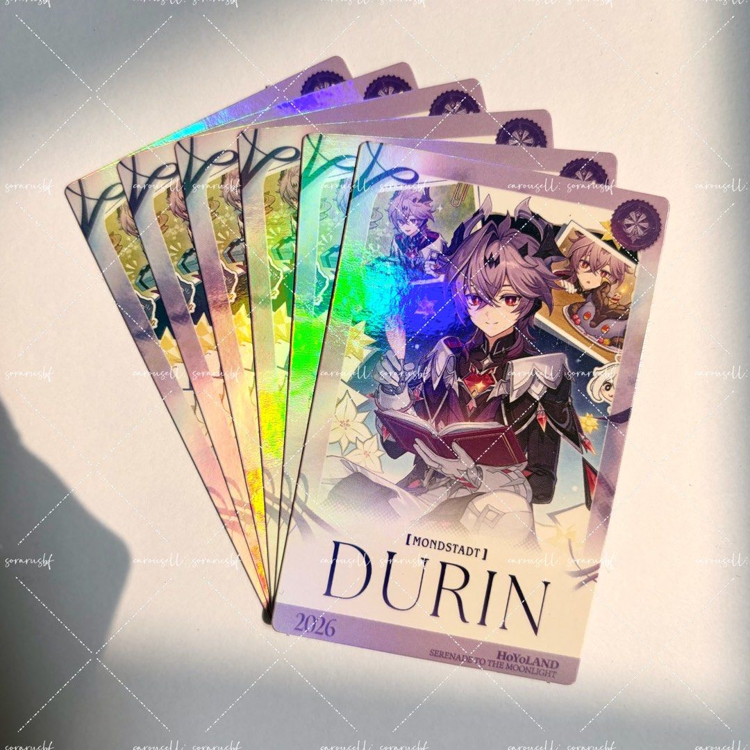 genshin durin hyl card, Toys & Collectibles, Fan Merchandise, Character ...