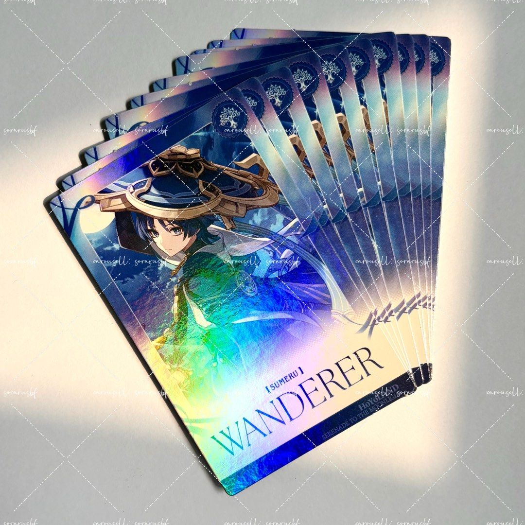 genshin wanderer hyl 2026 card, Toys & Collectibles, Fan Merchandise ...