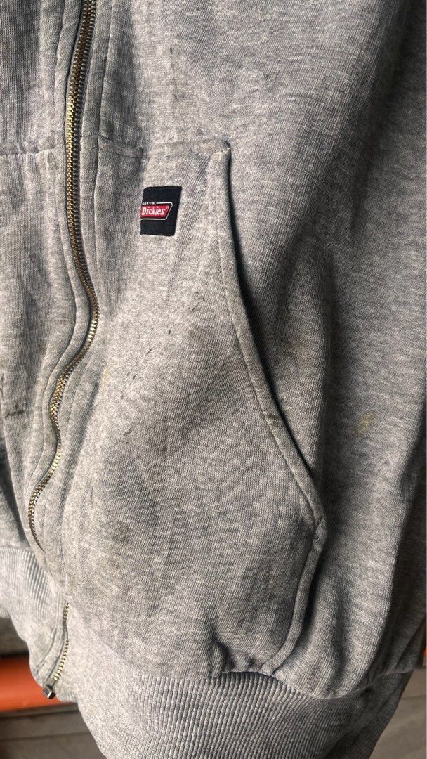 Genuine Dickies Grey Zip-Up Hoodie (Category: Hoodies) located in Cabuyao City. Submitted by kisyana (Listing ID 1470674292, Image 3). Description: .