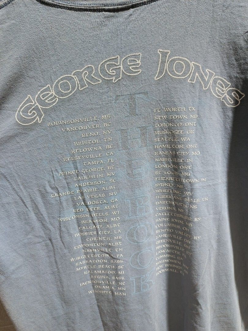 GEORGE JONES (Category: Activewear) located in Calabanga. Submitted by just-thrift (Listing ID 1470698856, Image 3). Description: GEORGE JONES ‎CONDITIONS:8/10 ‎COLOR RATE: 7/10 ‎ISSUE:PINHOLE AND FADED ‎DIMES:22/27.5 DM ME SA IBANG DETAILS ‎.