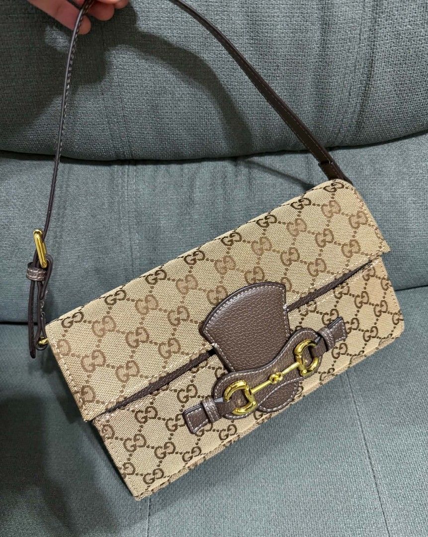 GG Risretto Horsebit Shoulder Bag (Category: Shoulder Bags) located in Quezon City. Submitted by luxxechic (Listing ID 1470563417, Image 1). Description: coded good as new no issue actual photo posted japan preloved mop: gcash.