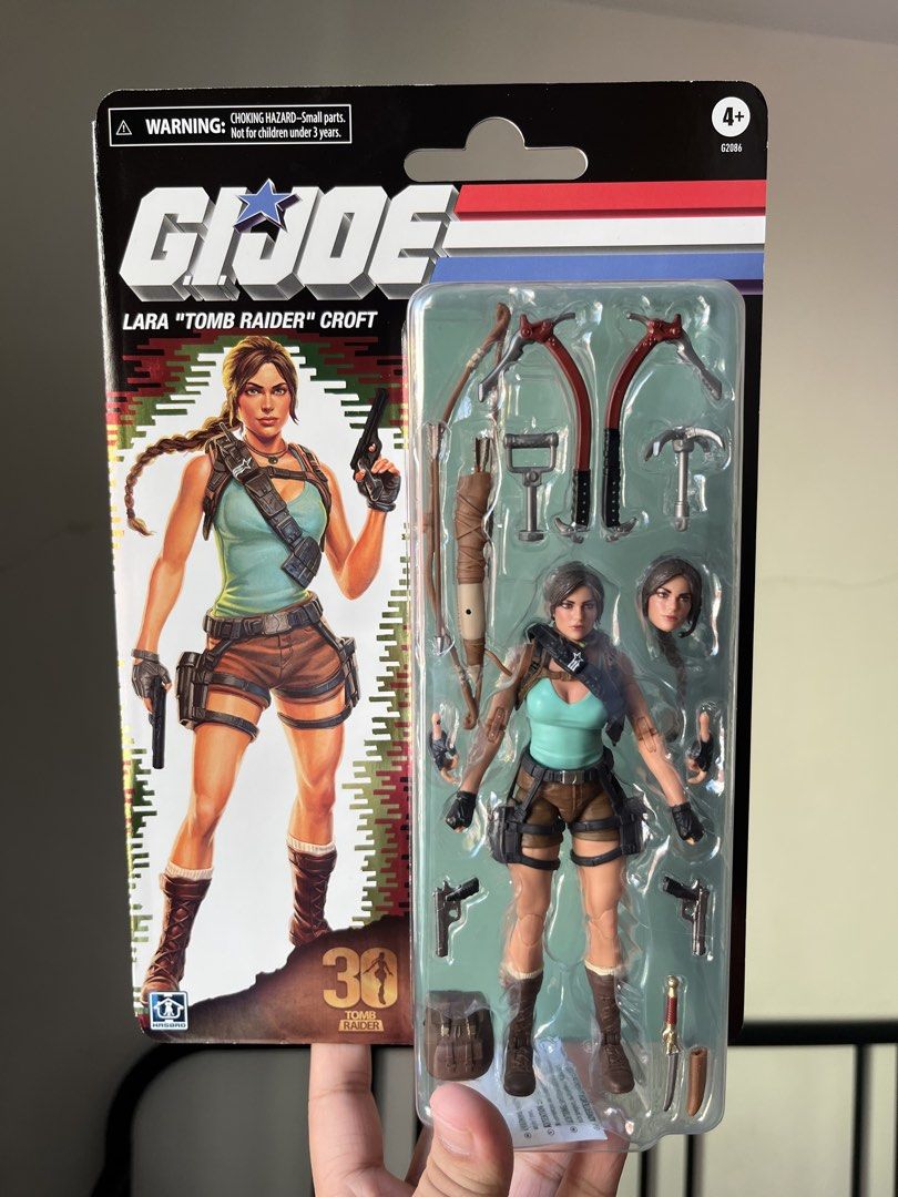 GI JOE Lara “Tomb Raider” Croft (Category: Action & Battle Toys) located in Manila. Submitted by gudongsbrickshop (Listing ID 1470699581, Image 1). Description: Original sealed Hasbro GI JOE LARA “TOMB RAIDER” CROFT action figure SEALED, MISB.