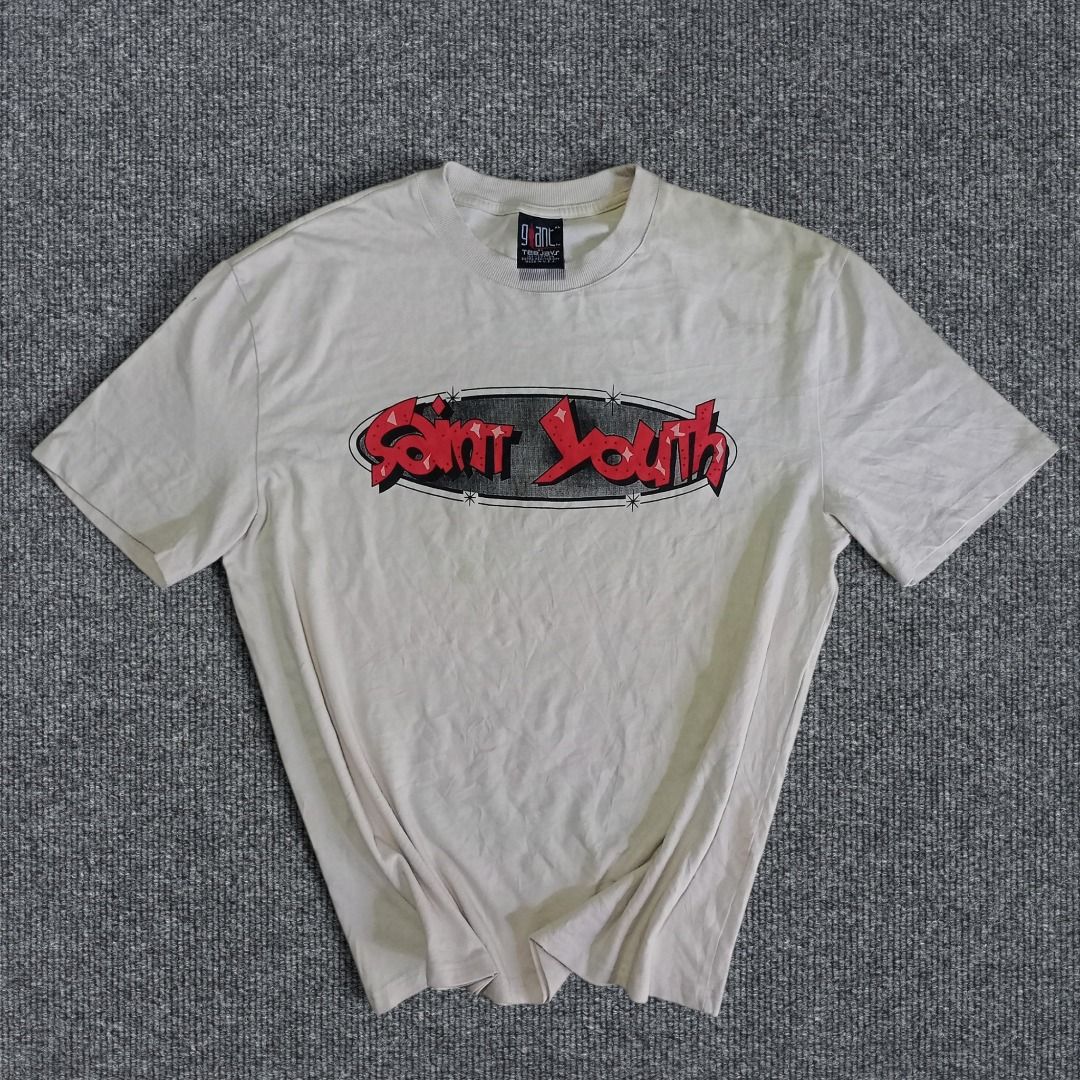 Giant Tag Saint Youth Risen (Category: Tshirts & Polo Shirts ) located in General Santos City (Dadiangas). Submitted by collection_9500 (Listing ID 1470609264, Image 2). Description: Giant Tag Saint Youth Risen 23 x 28 XLarge Very Good, needdeepwash stains Gensan loc Pm for inquiries All are thrifted items and needwash.