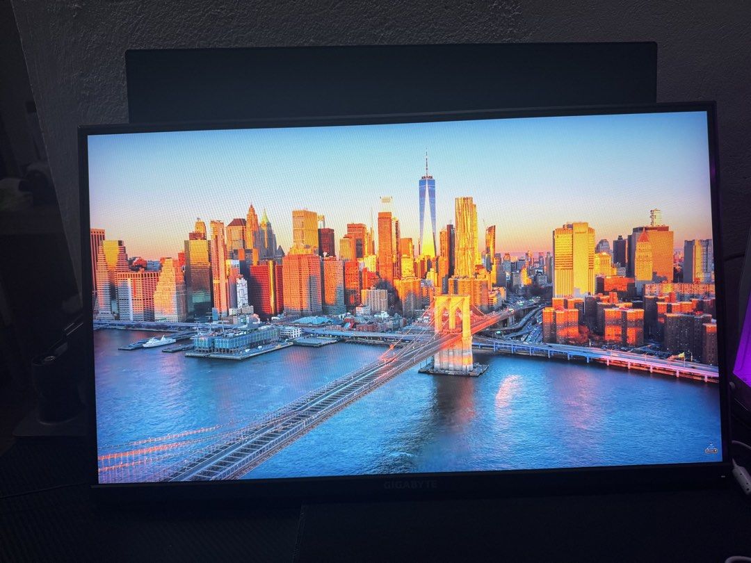 Gigabyte g27F (Category: Monitor Screens) located in Manila. Submitted by streetrags.ph (Listing ID 1470567292, Image 2). Description: GIGABYTE G27F IPS monitor. 27in 1ms 144hz. No issue unli test Asking 5k Missing stand palitan ko nalang ng monitor arm.