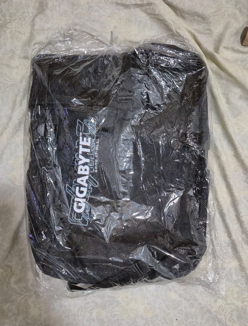 Gigabyte Laptop Bag (Category: Backpacks) located in Manila. Submitted by yacorn (Listing ID 1470646300, Image 2). Description: For Sale: Gigabyte Laptop Backpack (Came with a 16" laptop) Php 2000 Negotiable - Brand New; Taken out of the plastic bag for photographs only RFS: Already have a laptop bag Shipping at buyer's expense. Kindly book for pick-up na lang Meetup location/s: Gateway, DLSU Taft Area, Glorietta Area, Anywhere near LRT line 2.