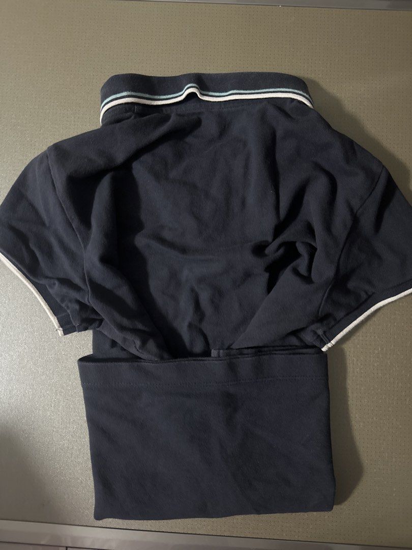 Giordano Dark Blue S Polo Shirt (Category: Shirts) located in Baguio. Submitted by prettygirl_kaplaan (Listing ID 1470700752, Image 3). Description: Heavily used, but no issues other than the peeling of the label. S 155/76A.