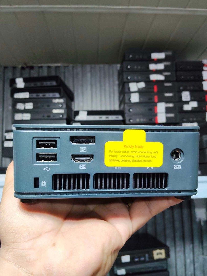 GMKtec NucBox M5 Plus Mini PC Ryzen 7 5825U (Category: Desktops) located in Manila. Submitted by trvpspxt (Listing ID 1470604626, Image 3). Description: GMKtec RYZEN 7 5825U MINI PC ✅ NEEW WITH BOX SLIGHT USE ✅ WITH ADOPTOR 16GB DDR4 516GB SSD ✅ SMOOTH NO ISSUE ✅ HDMI DISPLAY PORT VGA READY TO USE GOODS FOR PERSONAL USE ✅ GOODS FOR COMPANY OFFICE & SCHOOL ✅ DIRECT PM BUYERS ✅ 23,000 - Model: GMKtec NucBox M5 Plus Mini PC - Processor: AMD Ryzen 7 