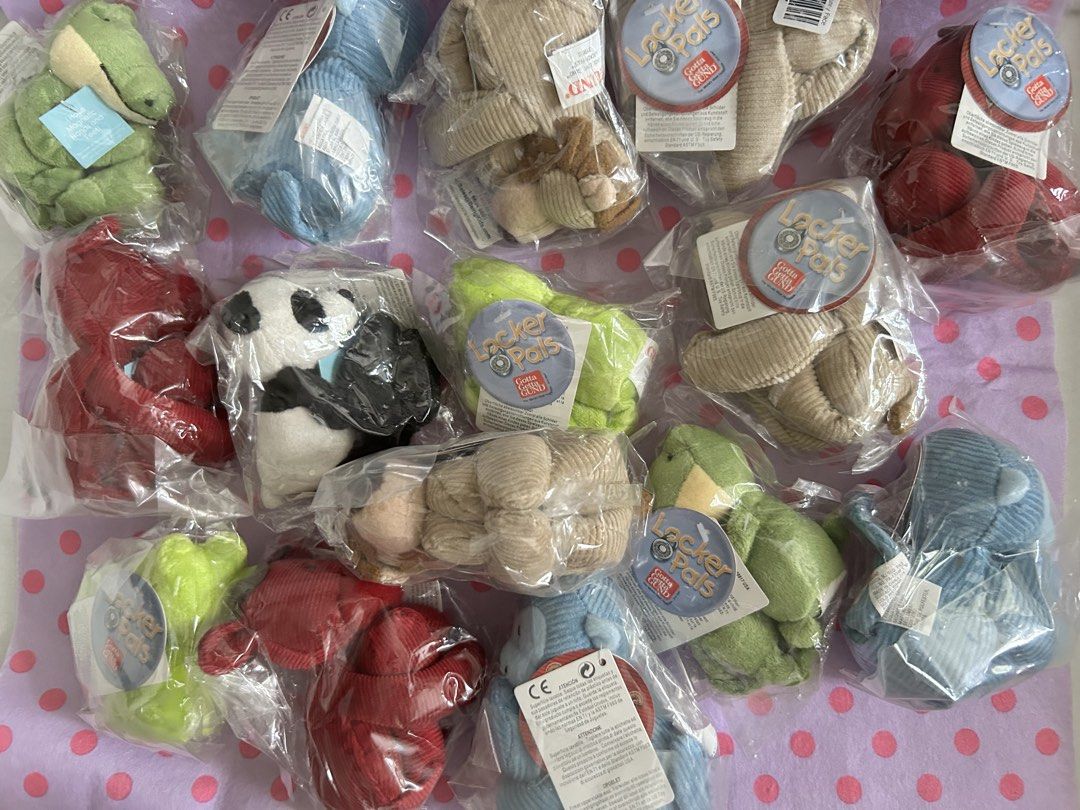 Admins Lockers Gotta Gund Locker Pals Corduroy Plush Toys Assorted Magnetic feet, Toys ...