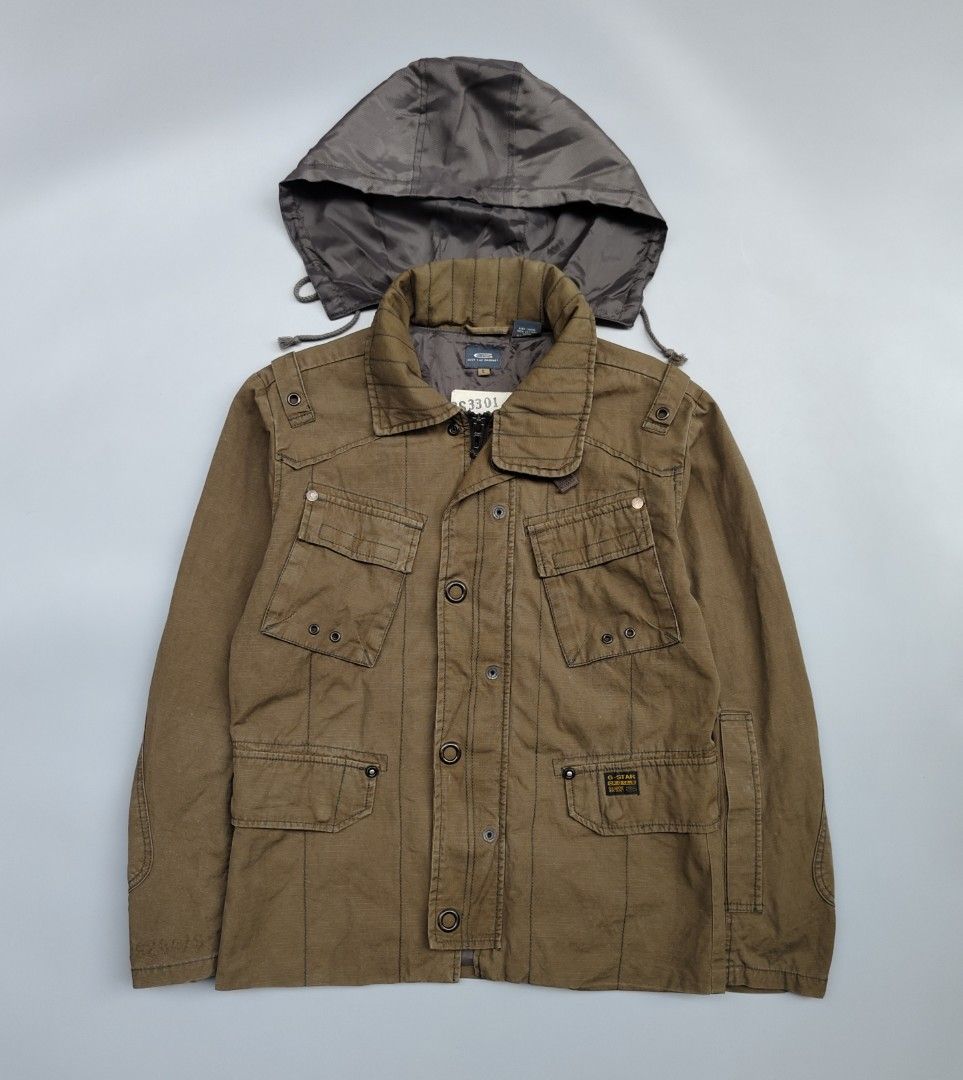 G-STAR mens utility jacket (Category: Coats, Jackets and Outerwear) located in Baguio. Submitted by archival_thrifted.ph. (Listing ID 1470621051, Image 3). Description: FOR SALE‼️ .G-STAR MENS UTILITY JACKET . EXCELLENT CONDITION .LARGE ON TAG CAN FIT MEDIUM .PHP 1280 PLUS SF .❌❌ COP/COD .MOP GCASH .COURIER J&T .BAGUIO AREA .DM FOR SURE BUYER TY.