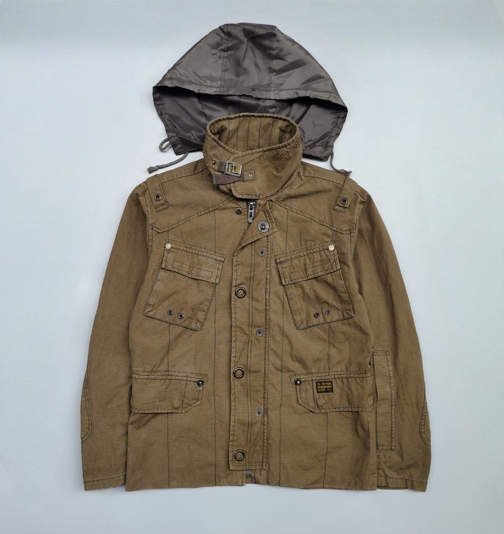 G-STAR mens utility jacket (Category: Coats, Jackets and Outerwear) located in Baguio. Submitted by archival_thrifted.ph. (Listing ID 1470621051, Image 2). Description: FOR SALE‼️ .G-STAR MENS UTILITY JACKET . EXCELLENT CONDITION .LARGE ON TAG CAN FIT MEDIUM .PHP 1280 PLUS SF .❌❌ COP/COD .MOP GCASH .COURIER J&T .BAGUIO AREA .DM FOR SURE BUYER TY.