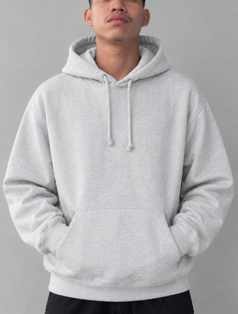 GU heavy weight hoodie (Category: Hoodies) located in Manila. Submitted by justthriftright. (Listing ID 1470648574, Image 2). Description: GU heavy weight hoodie brand new condition 10/10 color rate no issue 27 x 20 best fit medium - large complete tags plus SF.