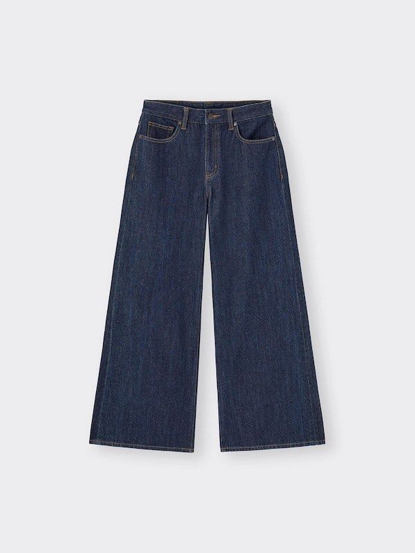 GU Mid-rise wide-leg jeans (Category: Jeans) located in Mexico. Submitted by addyshane78413 (Listing ID 1470668564, Image 1). Description: GU Mid-rise wide-leg jeans Large on tag Color: dark brown W:30 L: 38.5 MOP: Gcash ✅ Mine Now, Pay Now ✅ First to Pay, Gets the Item ❌No rush shipping 📍 PAMPANGA Courier: JnT 🚚🚚 PM 💌💌 .