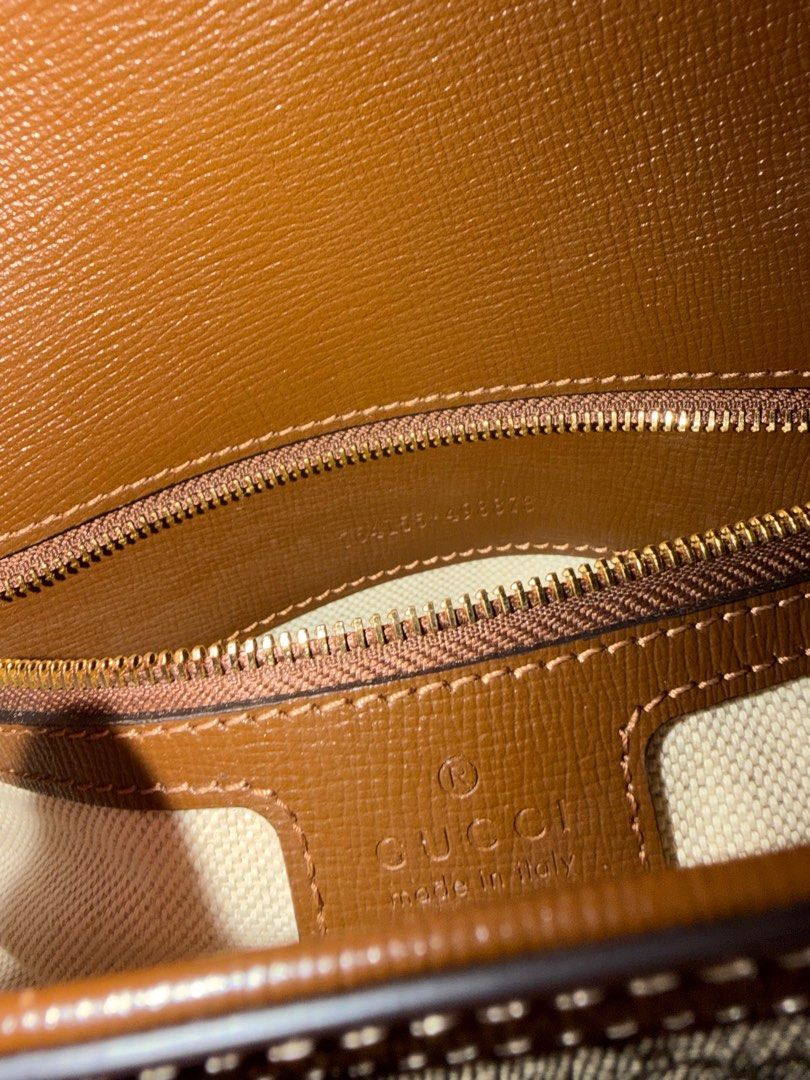 Gucci Asymmetrical Horsebit (Category: Shoulder Bags) located in Manila. Submitted by luv4luxxe (Listing ID 1470740632, Image 2). Description: - Gucci Asymmetrical Horsebit - GG Canvas with brown leather trim - Gold Hardware - Medium Size PM for more details ALL SALES FINAL .