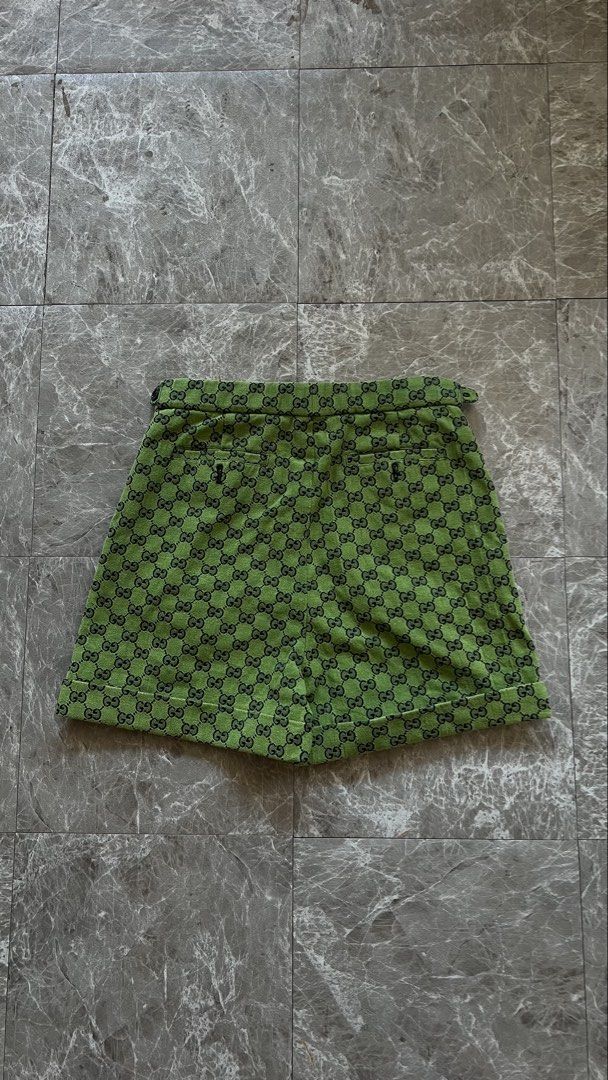 Gucci Monogram Short (Category: Shorts) located in Manila. Submitted by reclaim.13 (Listing ID 1470632020, Image 2). Description: Gucci Monogram Short - Authentic - 26 Waist, 15 length - No issue - excellent condition.